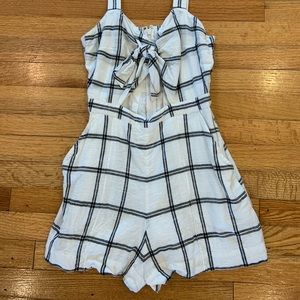A&F Plaid Romper